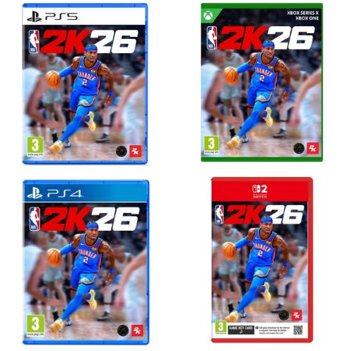 משחק NBA 2K26 ל- PS5 / PS4 / XBOX / NINTENDO SWITCH 2
